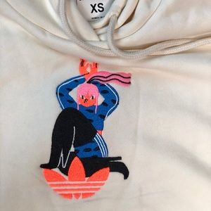 Adidas cropped hoodie